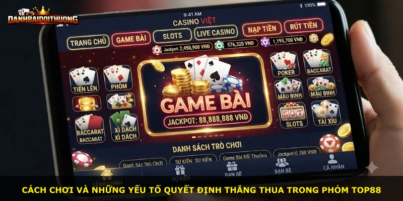Cách chơi và những yếu tố quyết định thắng thua trong Phỏm Top88