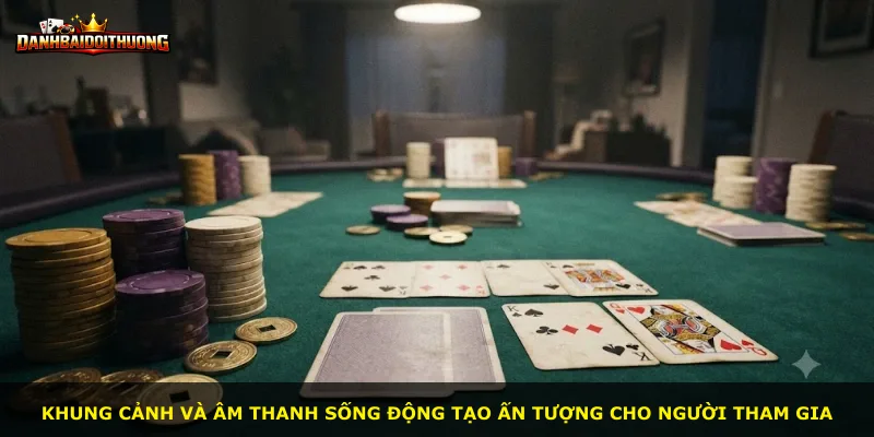 Khung cảnh và âm thanh sống động tạo ấn tượng cho người tham gia