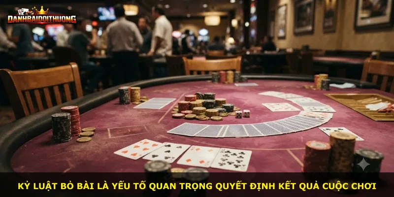 Kỷ luật bỏ bài là yếu tố quan trọng quyết định kết quả cuộc chơi