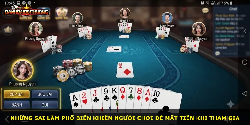 Những sai lầm phổ biến khiến người chơi dễ mất tiền khi tham gia