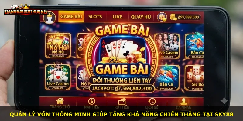 Quản lý vốn thông minh giúp tăng khả năng chiến thắng tại Sky88