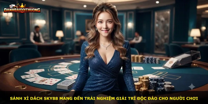 Sảnh Xì Dách Sky88 mang đến trải nghiệm giải trí độc đáo cho người chơi