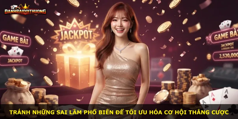 Tránh những sai lầm phổ biến để tối ưu hóa cơ hội thắng cược